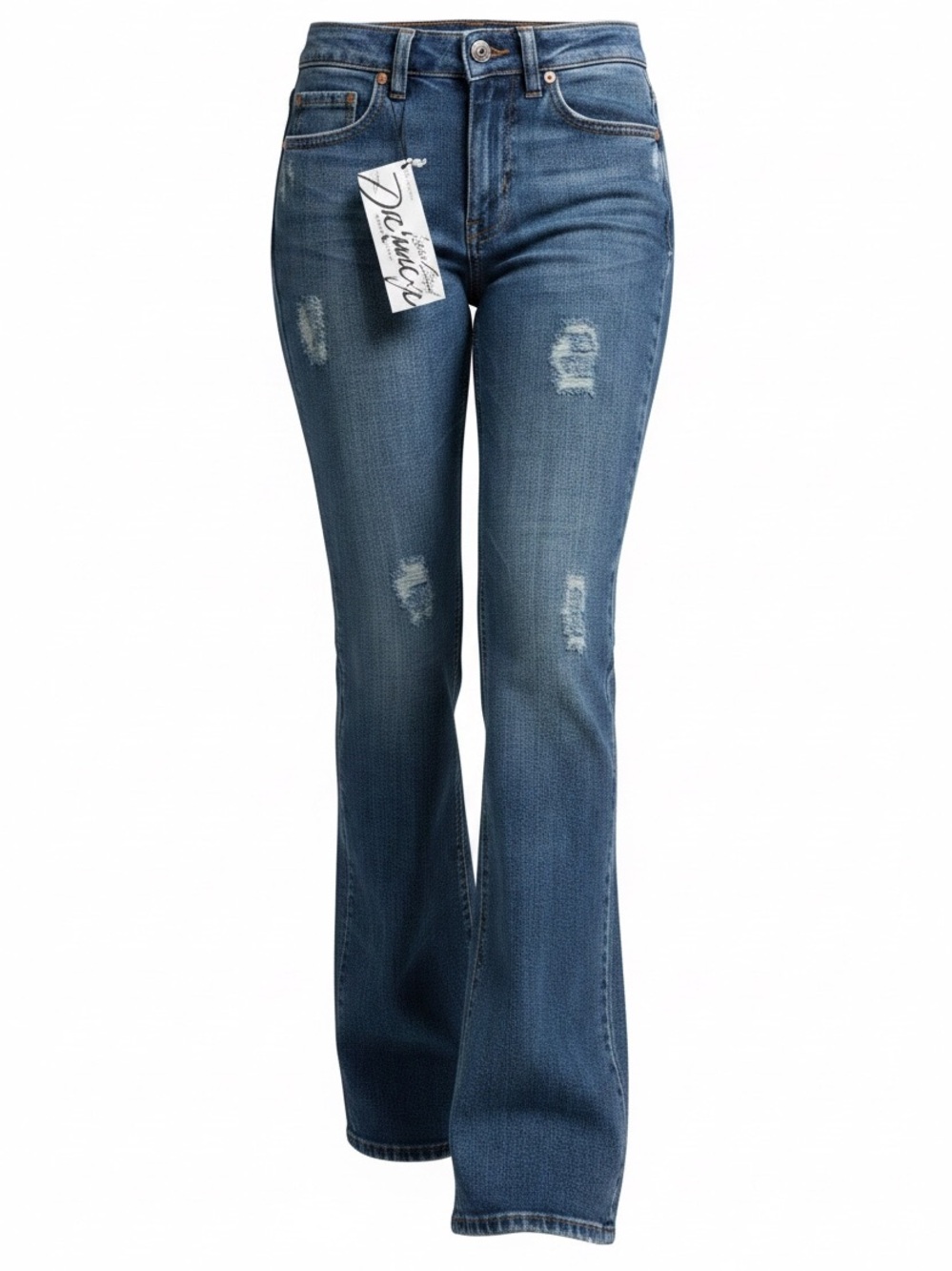 Jean Paul Da’Mage | Blue Jeans Low Rise Boot Cut Distressed 25